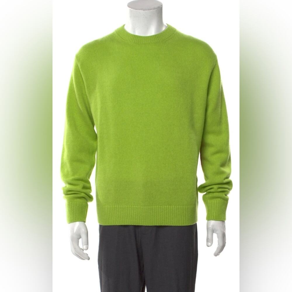 The Elder Statesman Pistachio Cashmere Sweater NWT